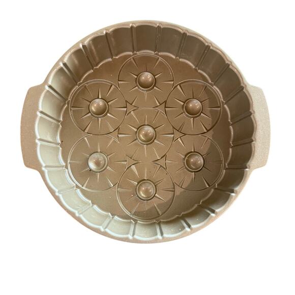 Unbranded Other - Gold Aluminum Pineapple Upside Down Cake Pan Tin Mold Pastry Kitchen Ware